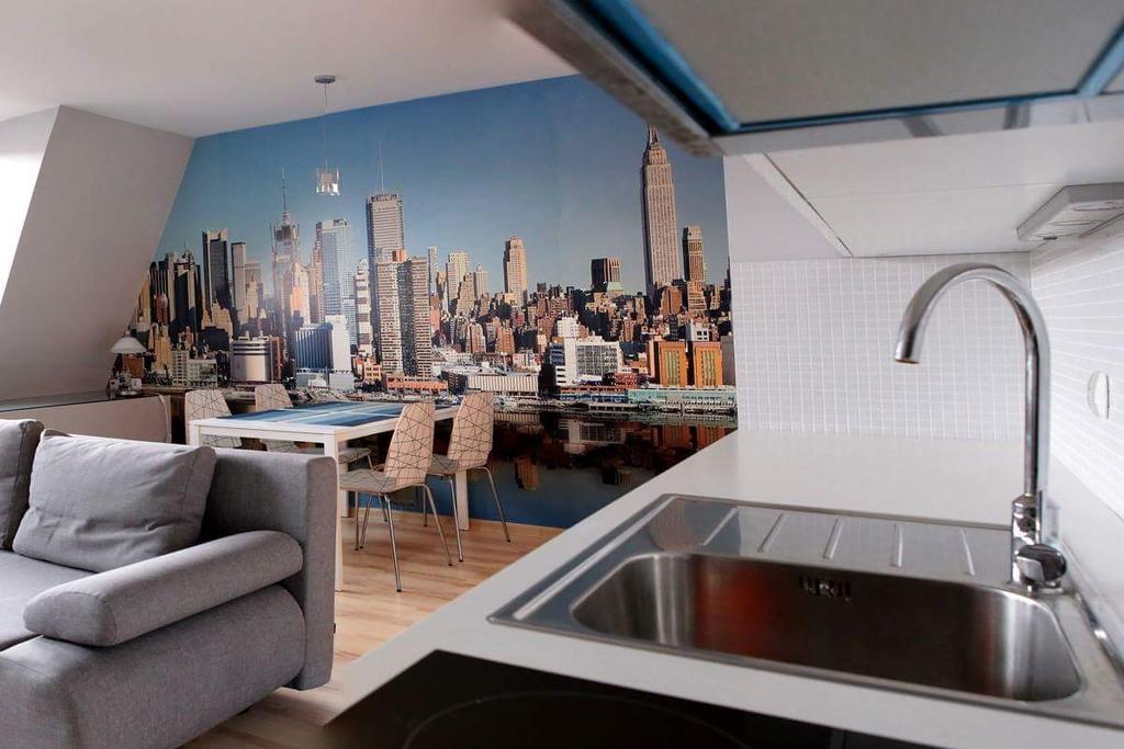 Apartamento estudio de 35 m² en Poznán Centro Ciudad, con 1 baño privado. Exterior foto