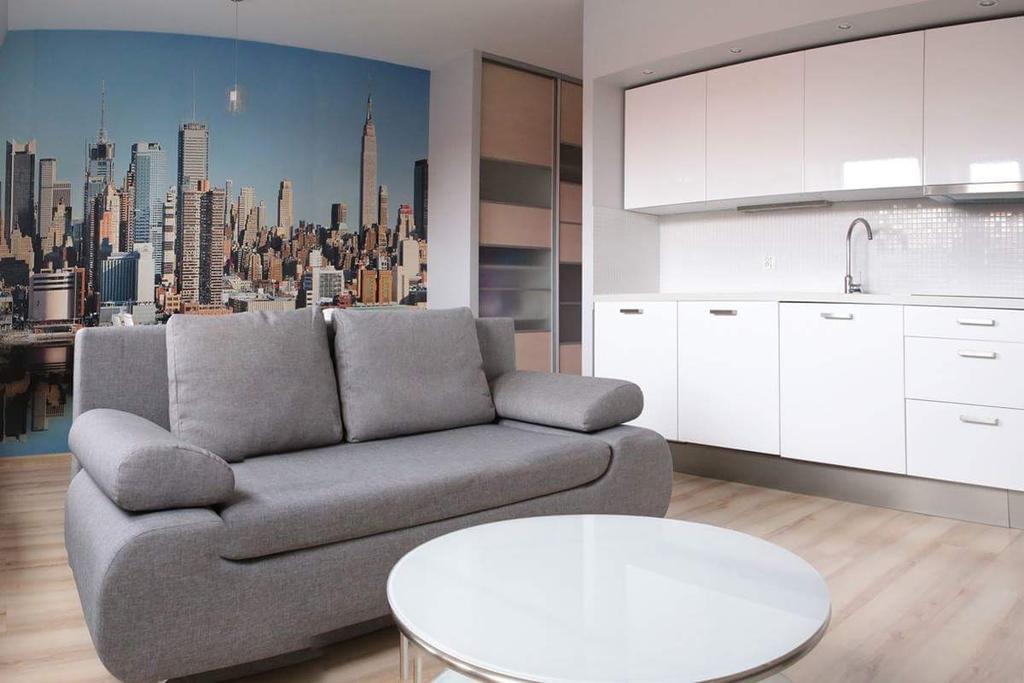 Apartamento estudio de 35 m² en Poznán Centro Ciudad, con 1 baño privado. Exterior foto